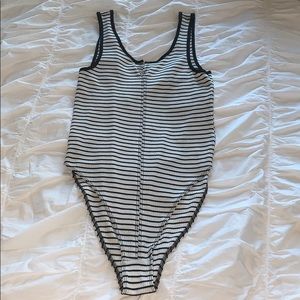 Urban Outfitters Ribbed Tank Bodysuit